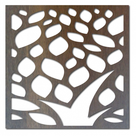 Vyrezávaný obraz na stenu z drevenej preglejky kvet LUSEKOJ