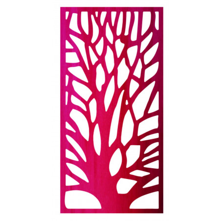 Obraz na stenu vyrezávaný z drevenej preglejky strom GUTE