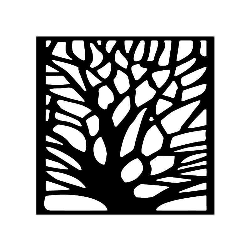 Vyrezávaný obraz na stenu z drevenej preglejky strom ORECH