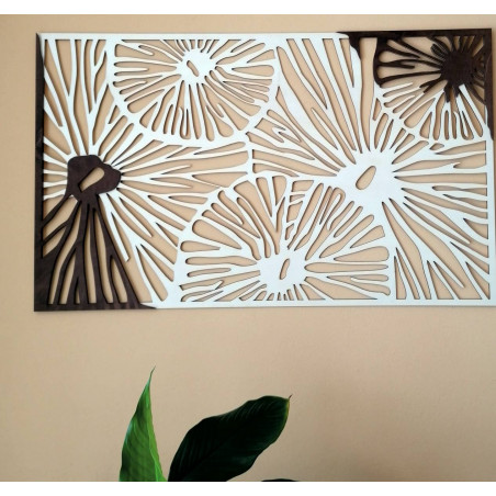 Vyrezávaný obraz na stenu z drevenej preglejky farba originál topoľ / hnedý FORGHF