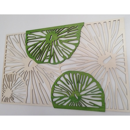 Vyrezávaný obraz  z drevenej preglejky strom originál topol