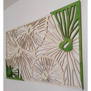 Vyrezávaný obraz  z drevenej preglejky strom originál topol 2