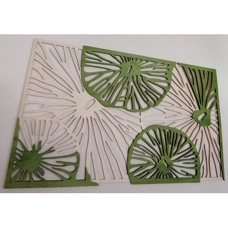 Vyrezávaný obraz  z drevenej preglejky strom originál topol