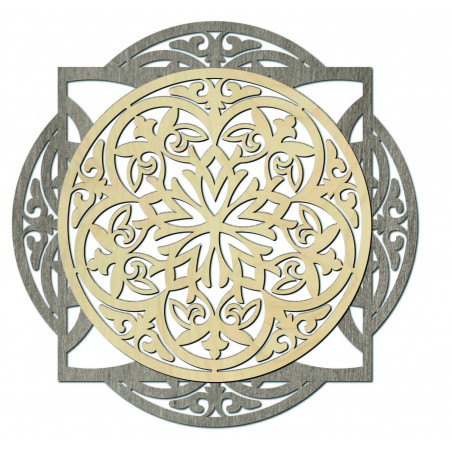 Drevený obraz, elegantný dekor na stenu - FANTÁZIA