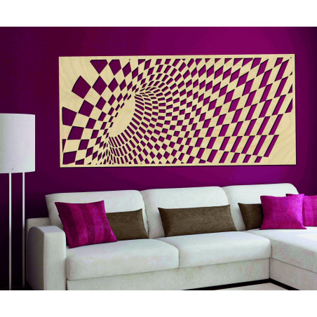 Vkusný obraz na stenu z drevenej preglejky ÚLETT