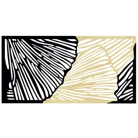 Vkusný 3D obraz na stenu z preglejky