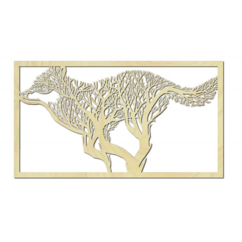 Vyrezávaný obraz na stenu pes z drevenej preglejky. Moderný obraz na stenu pes, obraz do kuchyne, obraz na stenu do obývačky