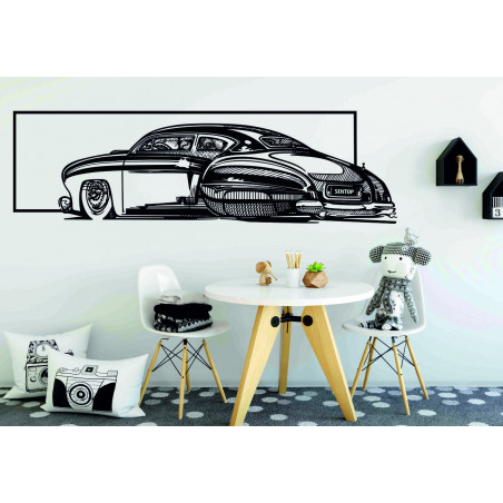 Nostalgický drevený obraz na stenu auto - FÁRO