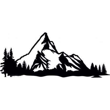 Hory obraz na stenu z drevenej preglejky príroda