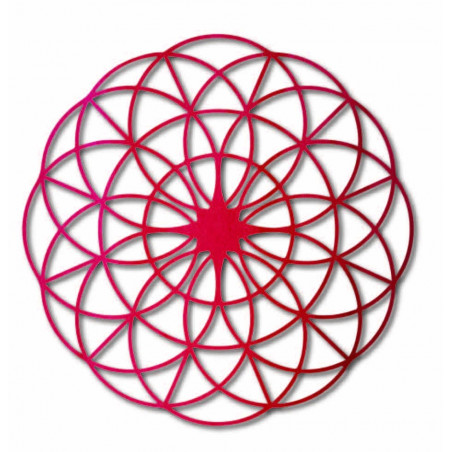 Čarovná drevená mandala na stenu - Kruhy I priemer FI 50, 60, 70, 80, 90, cm