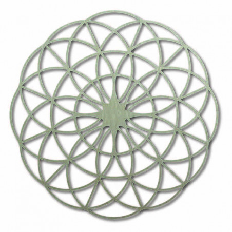 Čarovná drevená mandala na stenu - Kruhy I priemer FI 50, 60, 70, 80, 90, cm