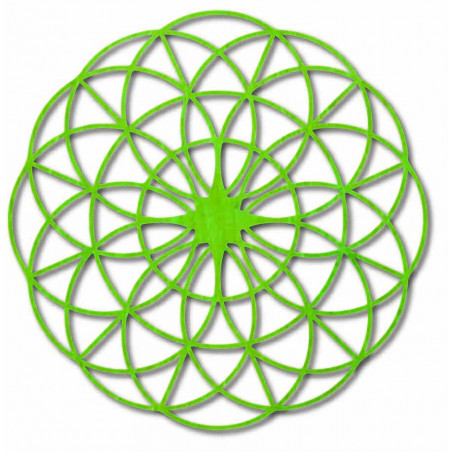 Čarovná drevená mandala na stenu - Kruhy I priemer FI 50, 60, 70, 80, 90, cm